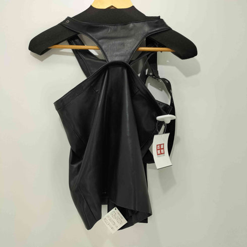 ケモノ KEMONO フェイクレザー 変形スカート レディース